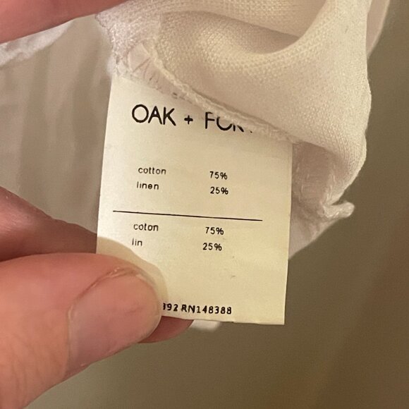 Oak+Fort Sheer Top - Picture 3 of 4